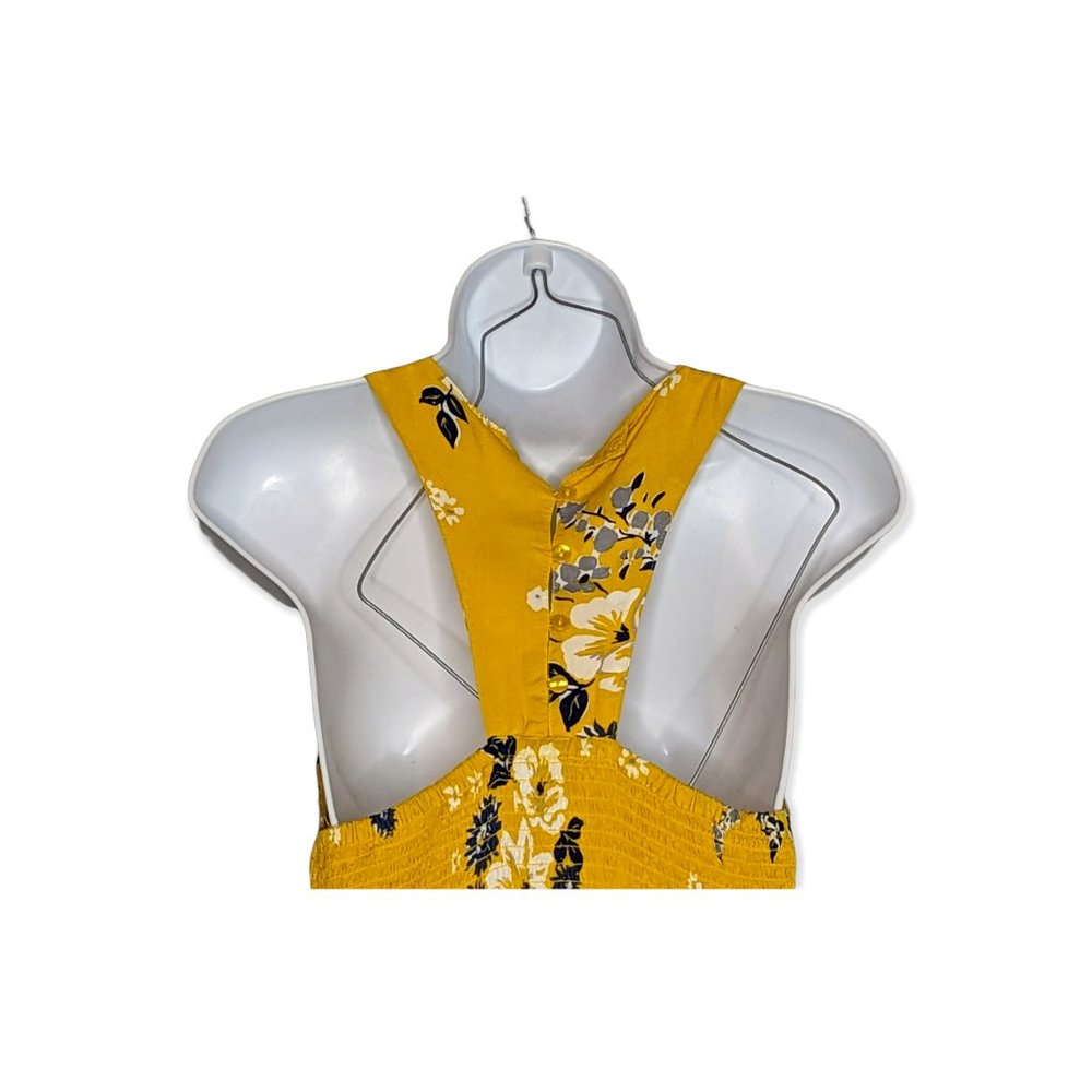 Japna Yellow a & Blue Maxi Dress Size Small - Picture 8 of 14